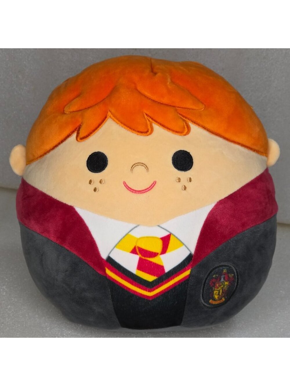 Squishmallows Harry Potter RON WEASLEY Gryffindor Embroidered Crest 10" Plush